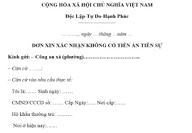 Có cần xin giấy xác nhận tiền án đi xuất khẩu lao động?