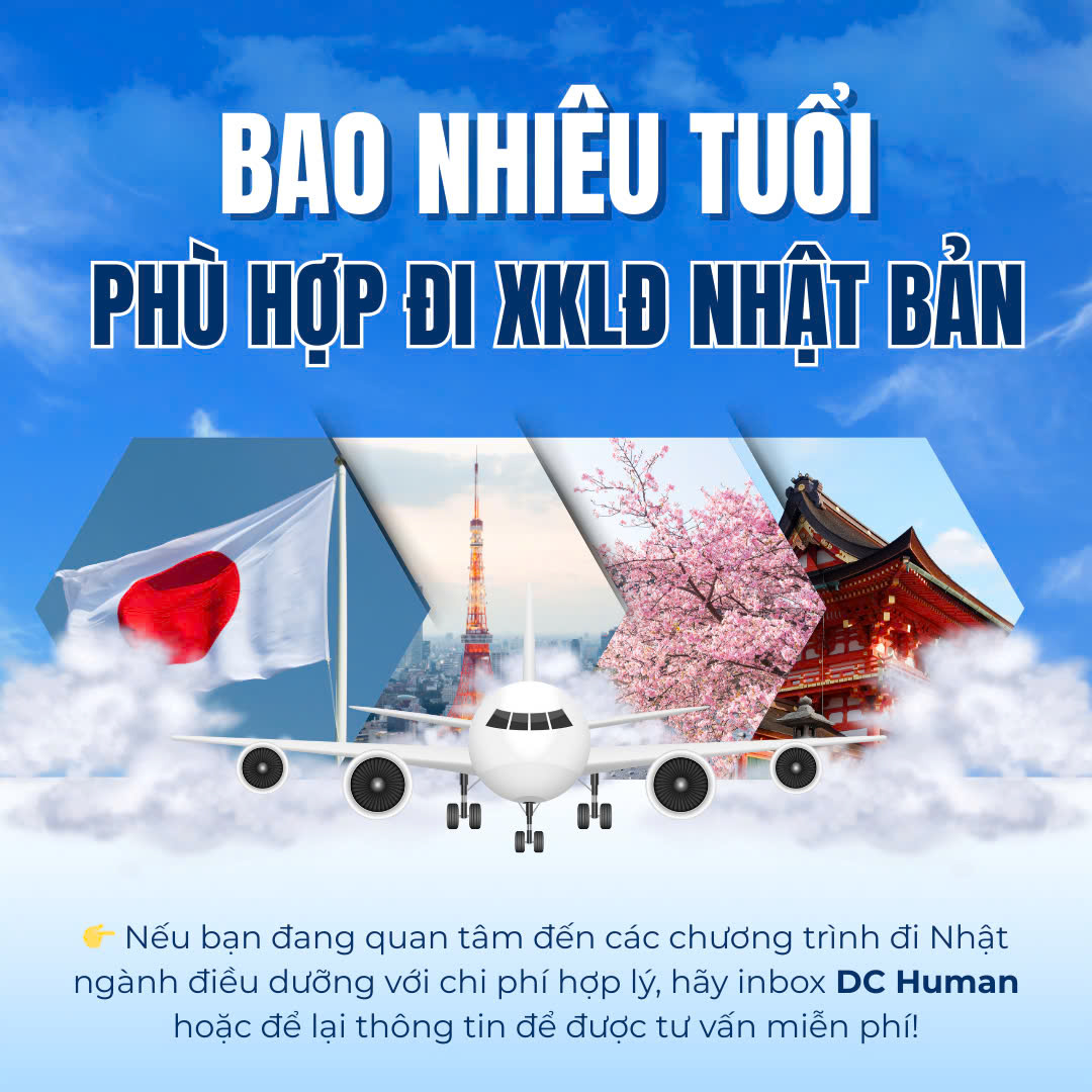 ĐỘ TUỔI LÝ TƯỞNG ĐỂ ĐI NHẬT NGÀNH ĐIỀU DƯỠNG LÀ BAO NHIÊU?