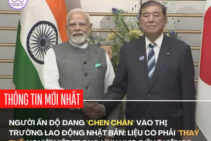 Ấn Độ “chen chân” vào thị trường lao động Nhật Bản: Nguy cơ thay thế lao động Việt trong ngành điều dưỡng