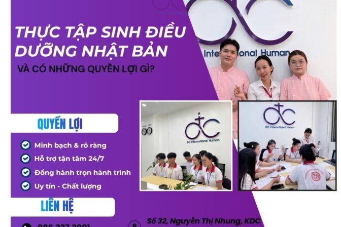 THỰC TẬP SINH ĐIỀU DƯỠNG NHẬT BẢN ĐƯỢC ĐÀO TẠO NHƯ THẾ NÀO?